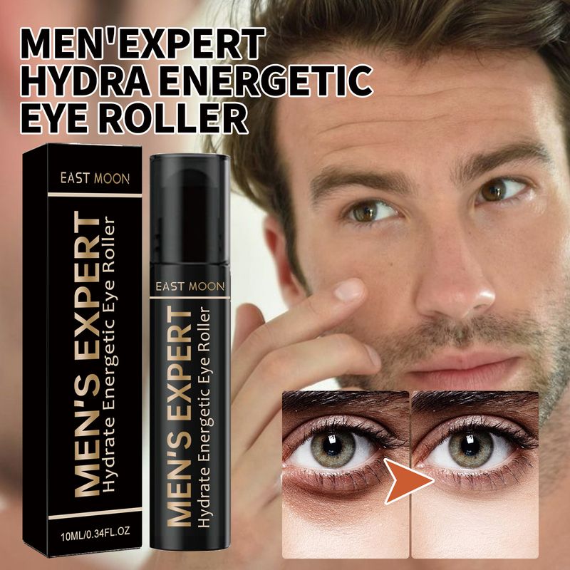Roller pentru ochi hidratant, revitalizant, pentru bărbați, East Moon Ingrediente blânde Hrănește pielea feței și hidratează ochii_voghion.com