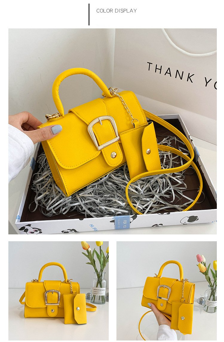 2024 New Candy Color Simple Retro Trendy Western Style Cross Shoulder Handheld Small Square Bag for Women_voghion.com