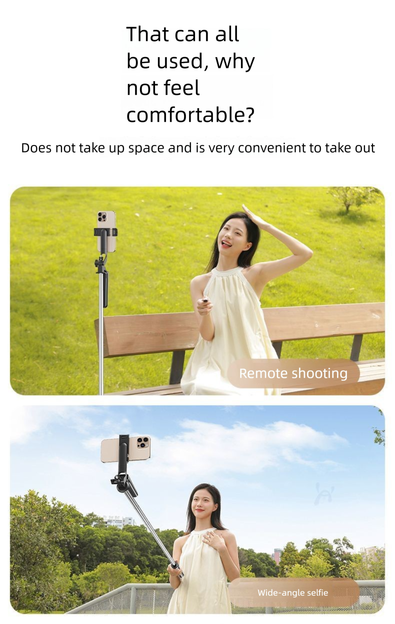 Shenzhou Selfie Stick Tripod 1.8m Handheld Anti-Shake Gimbal Phone Live Streaming Remote Control Portable Floor_voghion.com