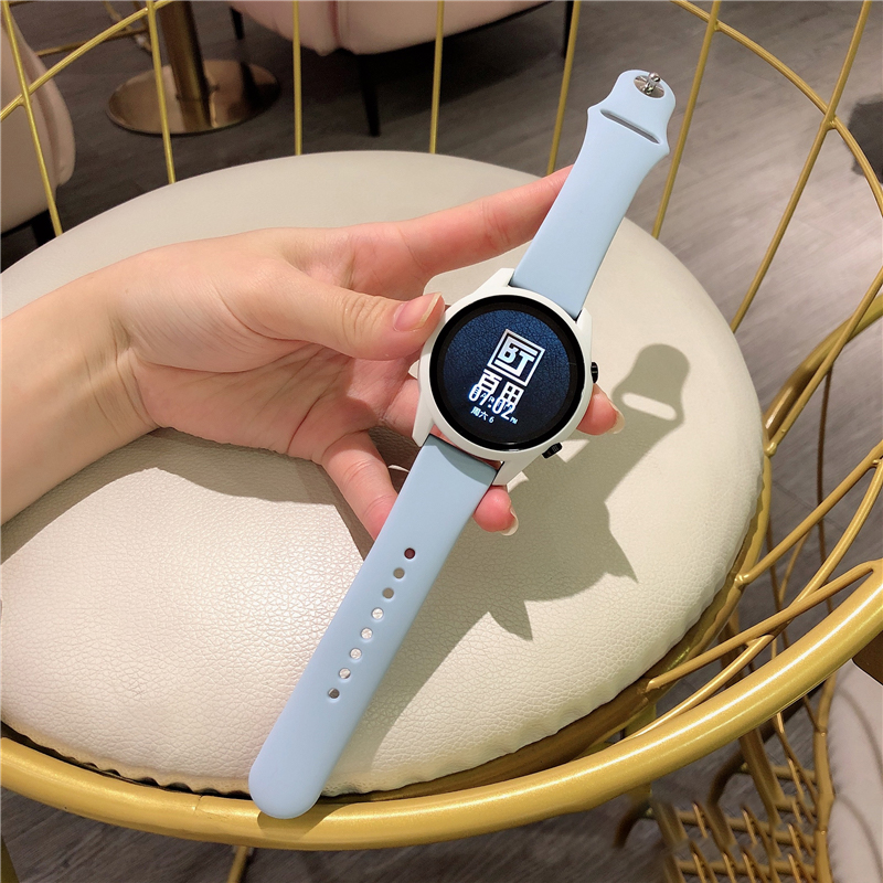 20/22mm Rem För Samsung Galaxy Watch 4/46mm/42mm/Active 2/correa Gear S3 Silikonarmband För Huawei Watch GT 2/2e/pro/3 band_voghion.com