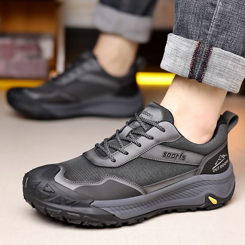 Lässige atmungsaktive Herrenschuhe Rutschfeste lässige Outdoor-Wanderschuhe Sportschuhe_voghion.com