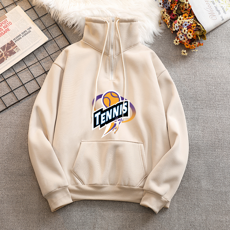 2023 new half-zipper stand-collar sport pullover men's fall casual fashion jersey trend_voghion.com