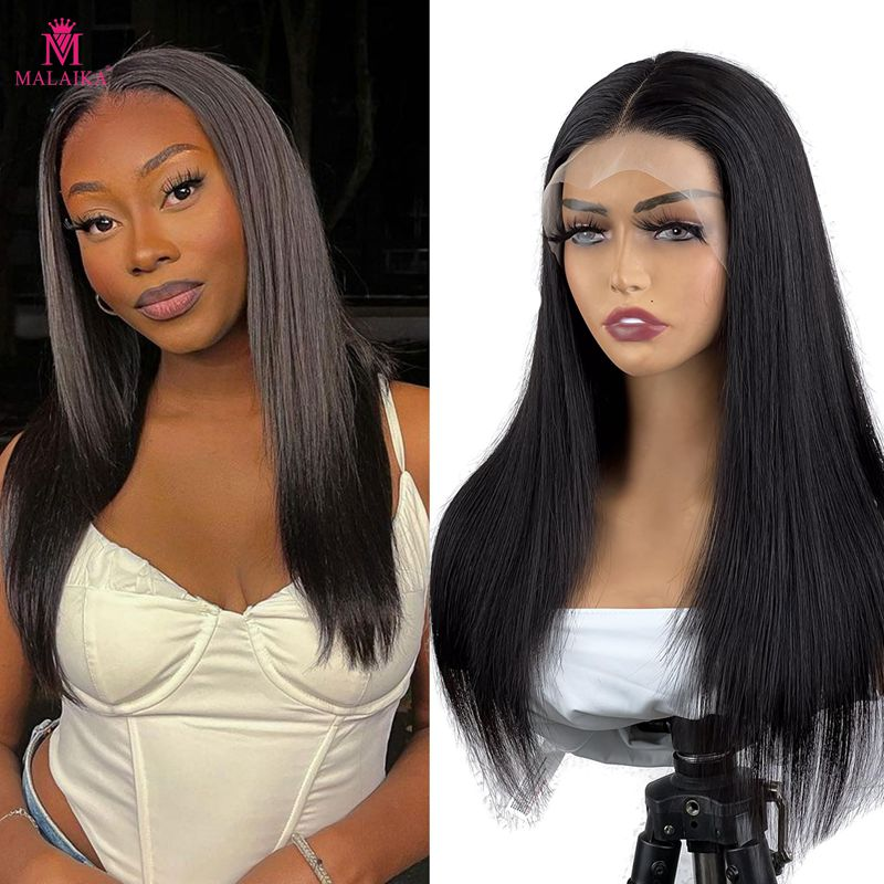13x4 Lace Front Perücke Mënschlech Hoer Virgepléckt Hoerlinn mat Babyhoer 180 Dicht 10A Riicht Mënschlech Hoer Perücke fir Fraen_voghion.com