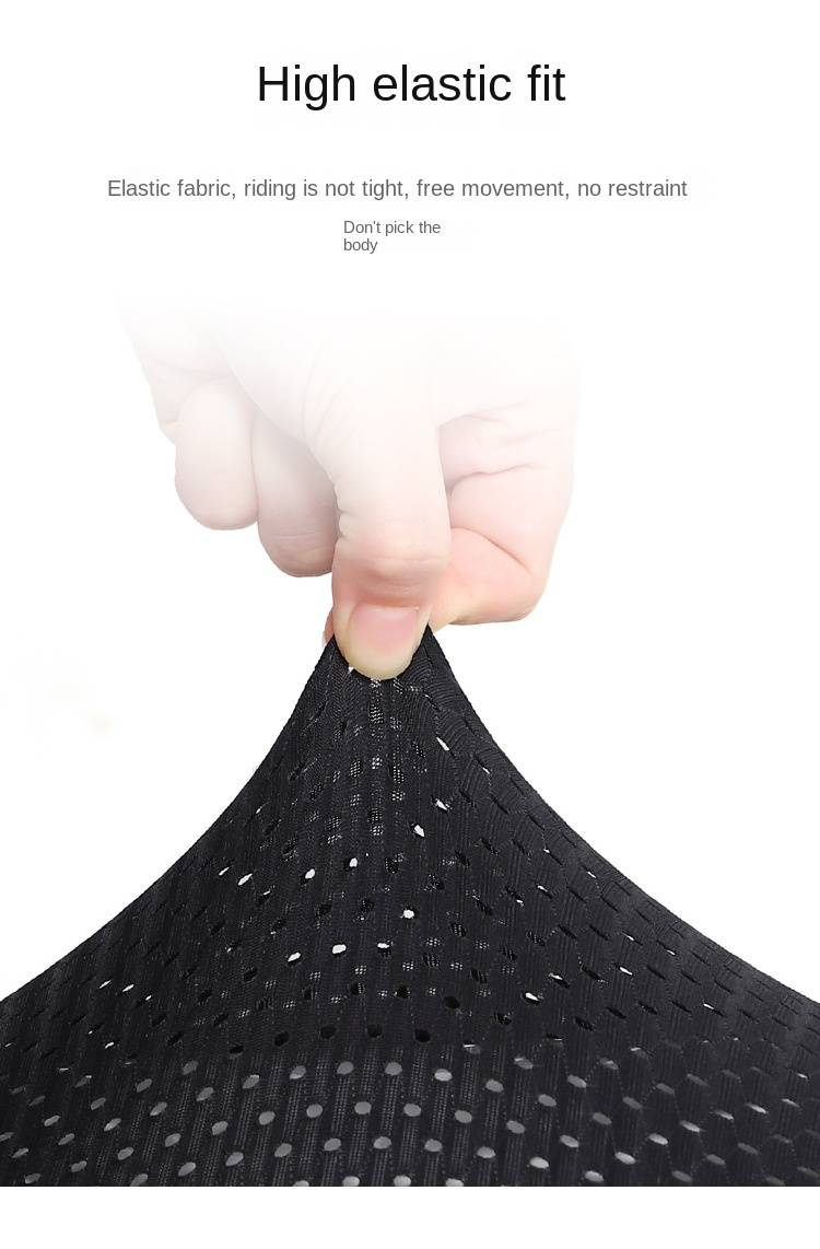 NOKO-ARSUXEO Sous-vêtements de cyclisme pour hommes, vêtements de cyclisme, maille à angle plat, respirant, séchage rapide, coussin en silicone épais absorbant les chocs 002C_voghion.com