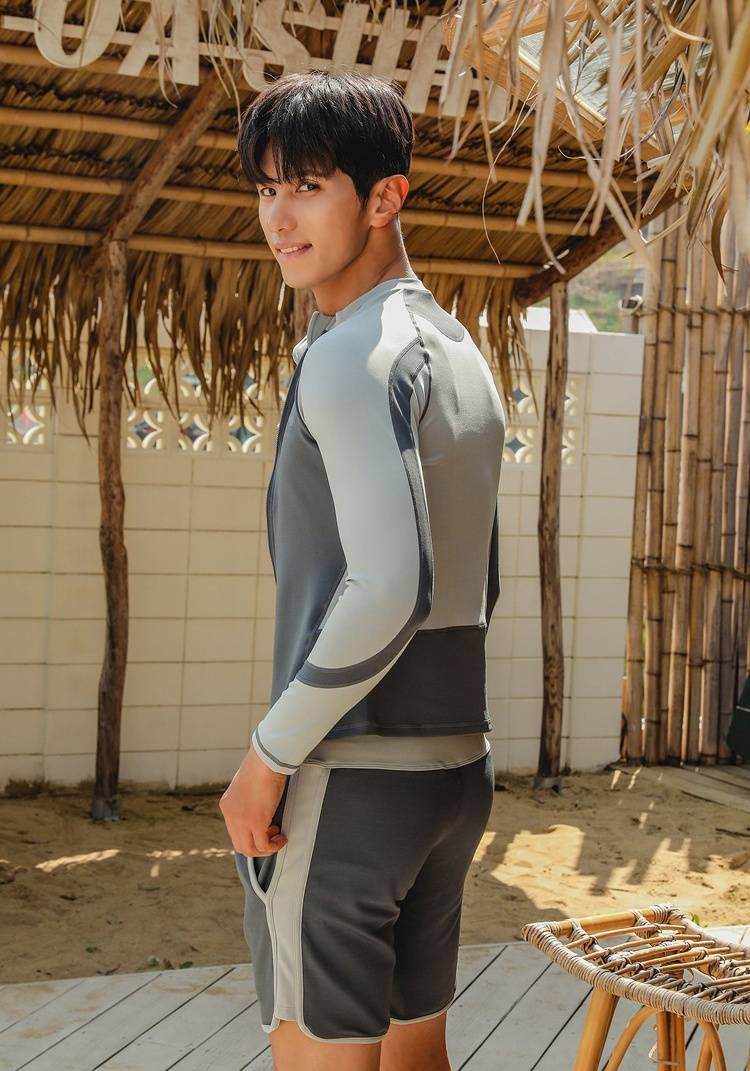 Trajes de buceo, protección solar para hombres y mujeres, secado rápido, dos piezas, manga larga, pantalones largos, trajes de snorkel, trajes de baño, surf_voghion.com
