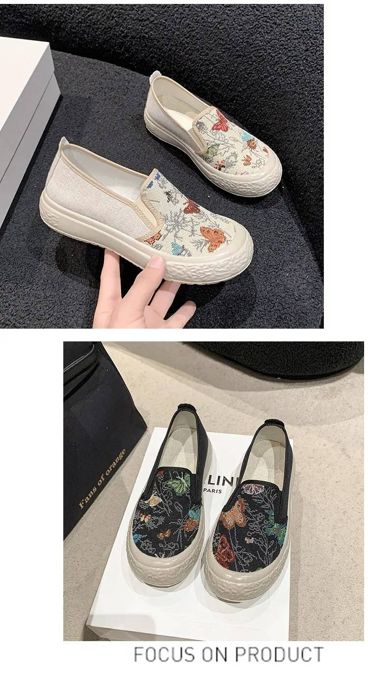 Neue Canvas-Damenschuhe für den Frühling 2025-1, dickbesohlt, modisch und lässig_voghion.com
