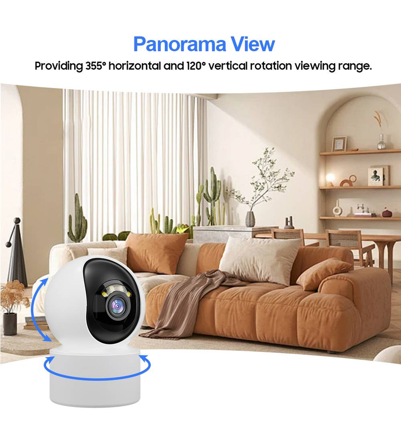 Indoor Baby Monitor Camera, Wireless, Home-use, HD Night Vision, WiFi Camera, Cross-border Monitor_voghion.com