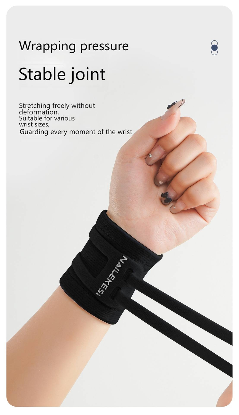 Ultra-Thin Wrist Brace For Gym, Yoga & Sports - TFCC Support For Tendonitis & Sprains - Breathable Nylon/Polyester Wrist Wrap For Men & Women_voghion.com