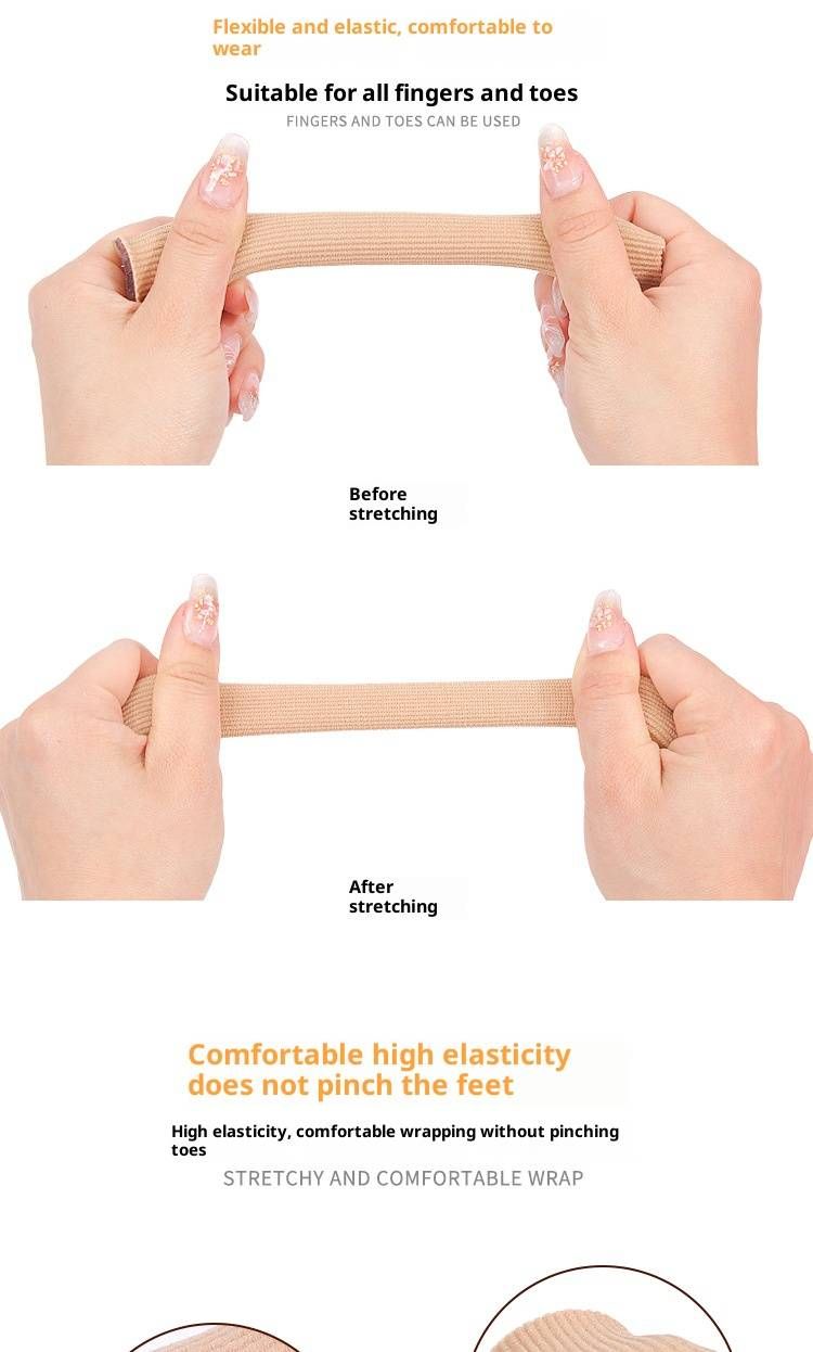 Maßgefertigte Gel-Zehen- und Fingerprotektoren – Blasenfrei, Hühneraugenschutz, weich und atmungsaktiv (Hautfarben, Regenbogen, Karomuster, Leopardenmuster)_voghion.com