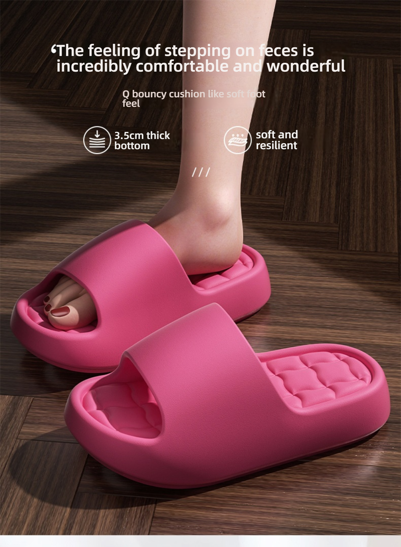 EVA-Flip-Flops mit dicker Sohle für Damen und Herren – Rutschfeste Badeschlappen, bequeme Sommersandalen, Unisex-Hausschuhe für Paare_voghion.com