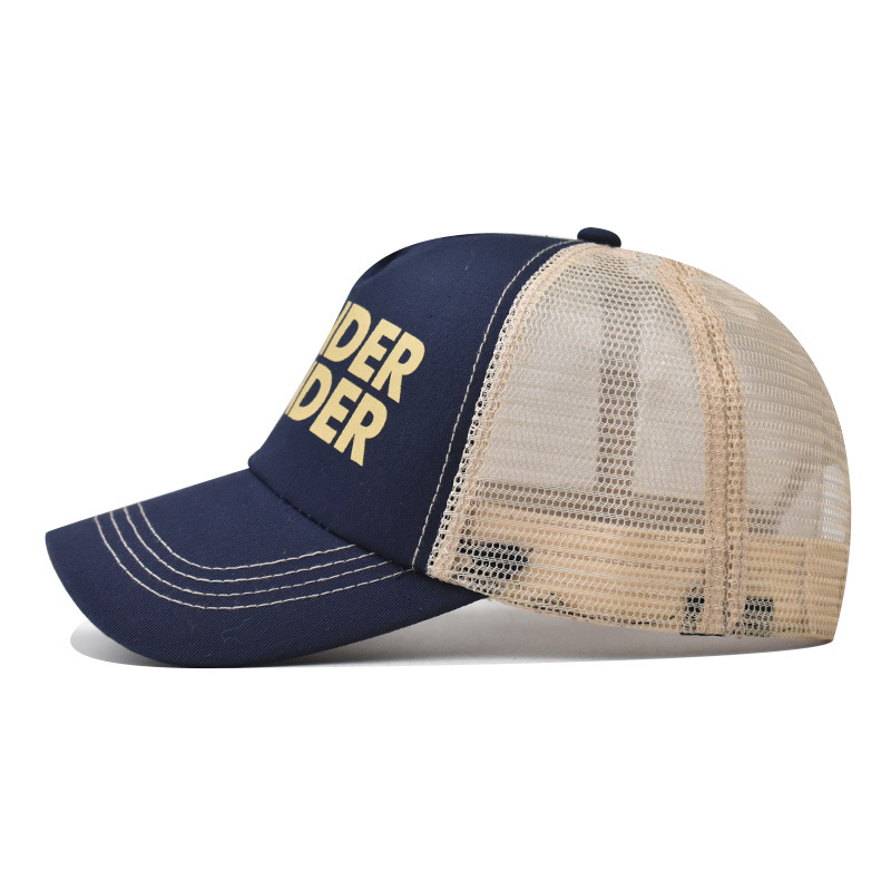 Pure Cotton Printed Wonder Baseball Cap, Versatile Outdoor And Personalized Embroidered Duckbill Cap_voghion.com