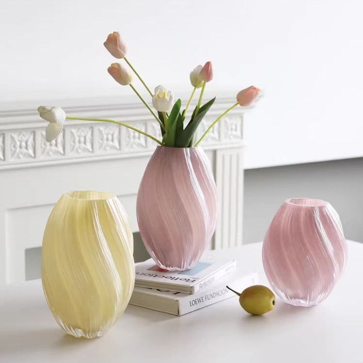 Ins Style European Minimalist Niche Creative Light Luxury High-end Dining Table Living Room Decoration Hydroponic Flower_voghion.com