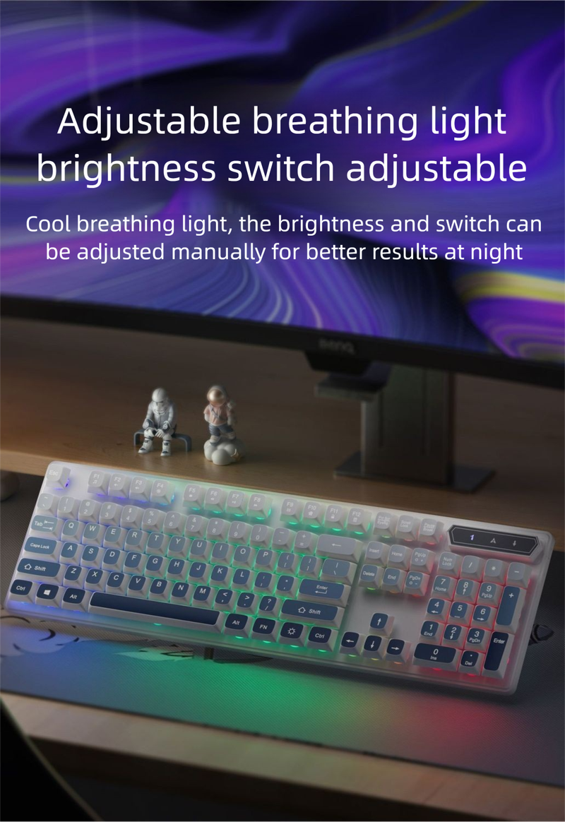 2025 New Model Dazzling Mechanical Feel Keyboard Moue Set Wired Silent Gaming E-port Dedicated Univeral For_voghion.com