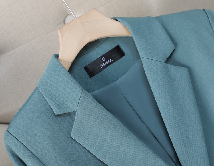 Women's Clothing Green Suit Jacket Spring And Autumn Commuting Waist Professional Wear High End Work Clothes_voghion.com