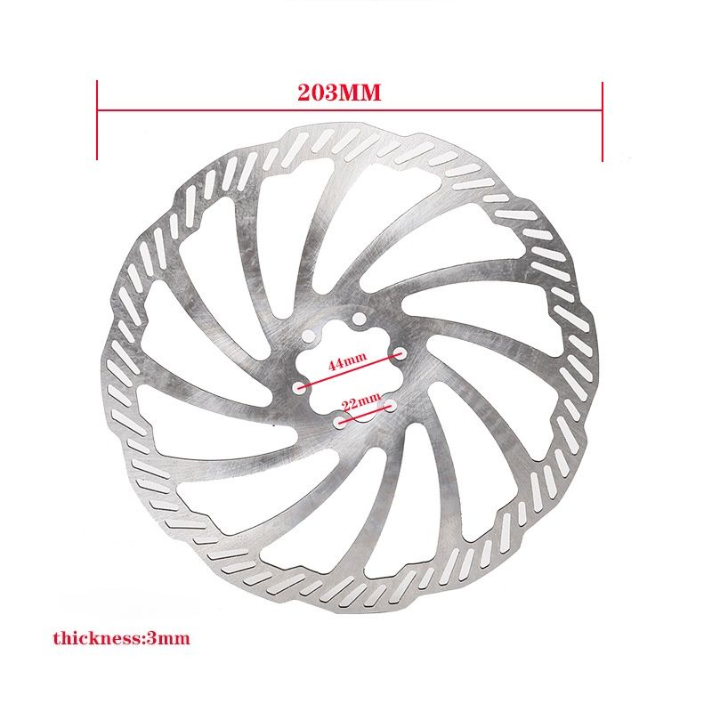 Upgraded Thickened Front & Rear Brake Discs - High-Performance Braking System For Motorcycles & Scooters - Durable & Heat-Resistant_voghion.com