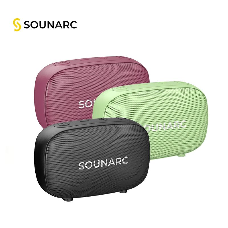 Tragbarer Außenlautsprecher Sounarc P1, 5 W ausgewogener Klang, 8 Stunden Spielzeit, Bluetooth 5.3, Pairing, True Wireless Stereo_voghion.com