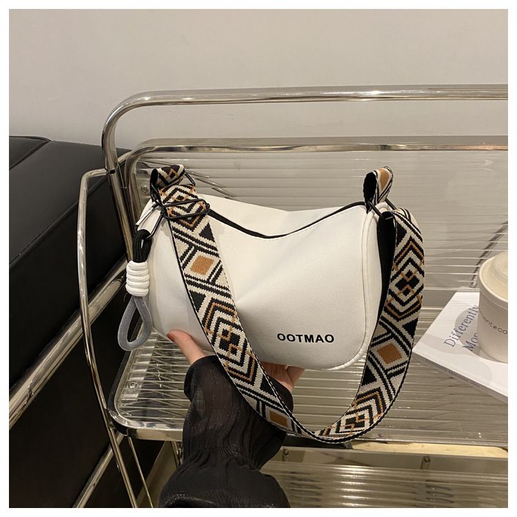 Borsa a tracolla casual con tracolla larga per donna, 2024, nuova borsa a tracolla di alta qualità, grande capacità, leggera, da ascella_voghion.com
