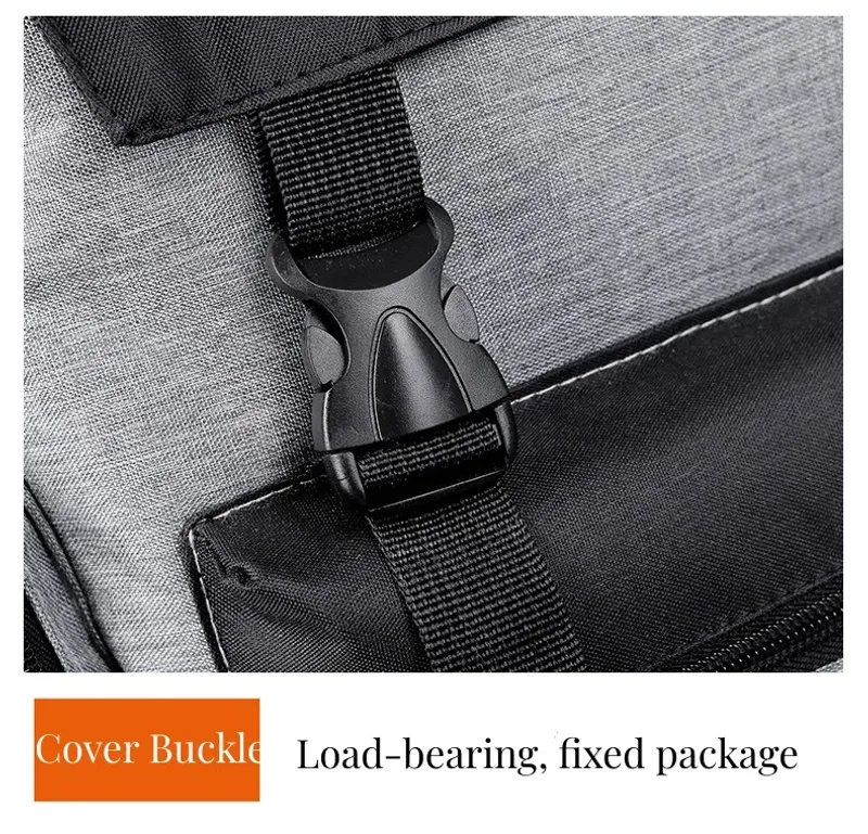 Mode für Männer Einfaches Design Laptop-Rucksack Hochwertiges Nylonmaterial Computertasche_voghion.com
