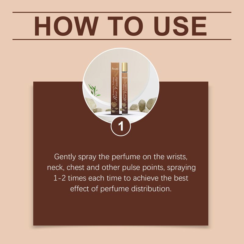 Eau de Toilette portatile quotidiana a strati, dolce e delicata, alla rosa e vaniglia, fragranza romantica francese_voghion.com