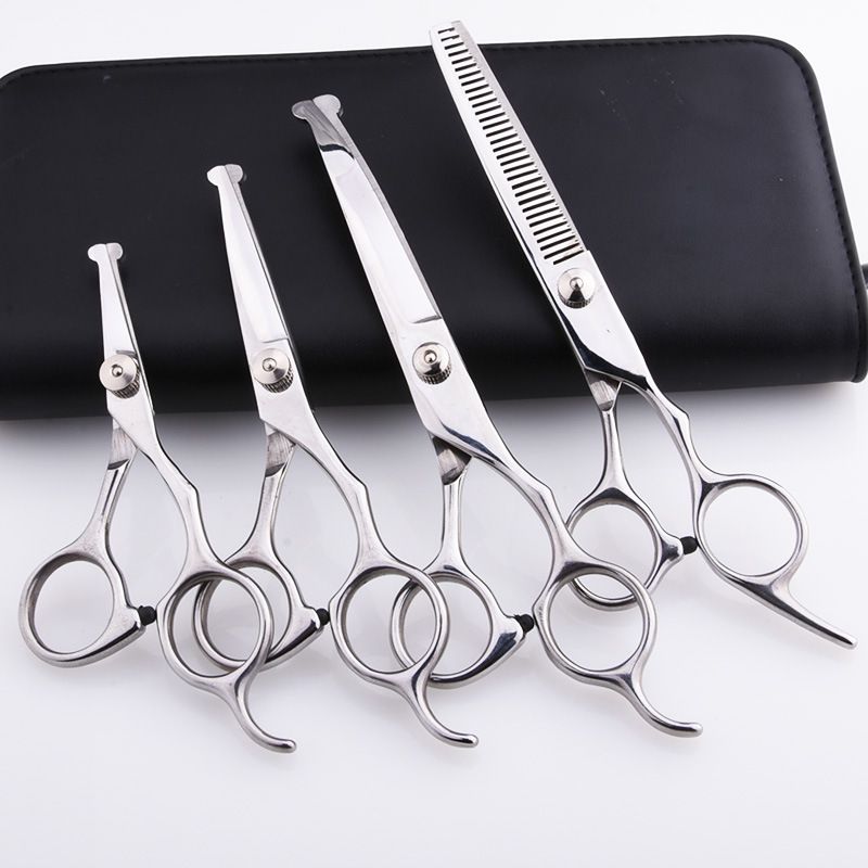 Professional Stainless Steel Dog Grooming Scissors By PawParty Store_voghion.com