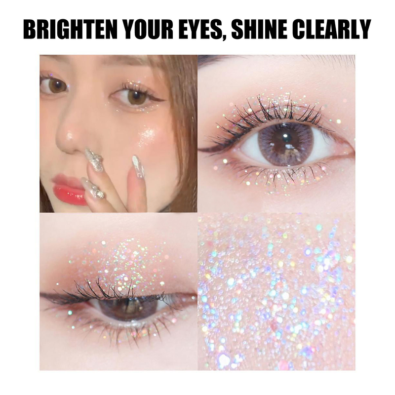 high gloss liquid eye shadow waterproof fine glitter high gloss sleeping silkworm brighten tears eye make up pearl_voghion.com