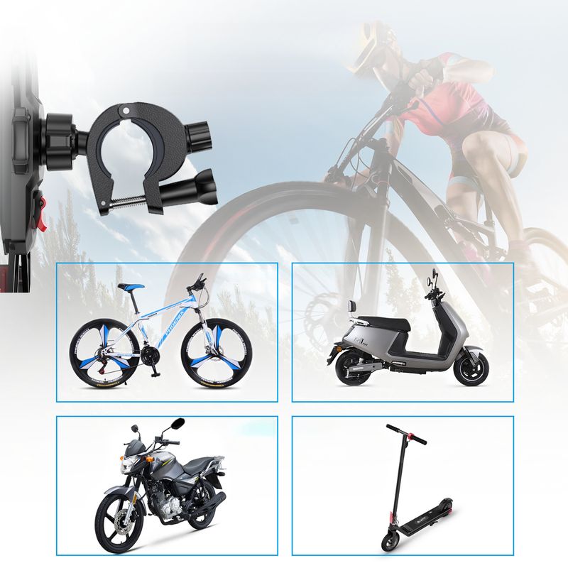 Jiletang Support de téléphone portable universel pour moto, 4,7 à 7 pouces, pour l'extérieur_voghion.com