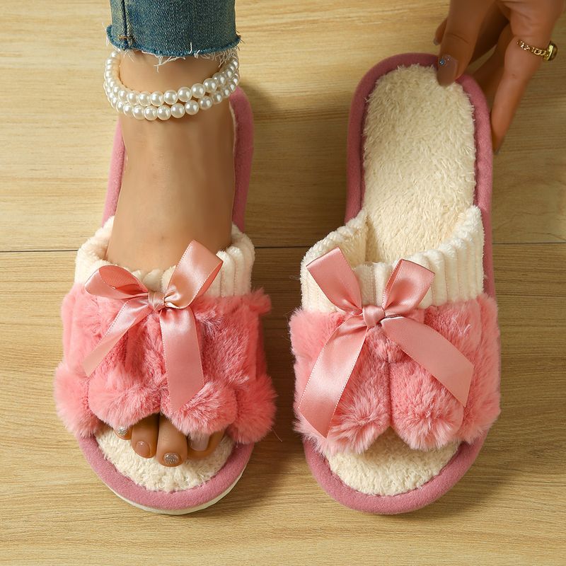 New Autumn Winter Cotton Slippers Warm Women Home Fleece Thickened Comfortable Thick Sole Indoor Outdoor Men Non-Slip_voghion.com