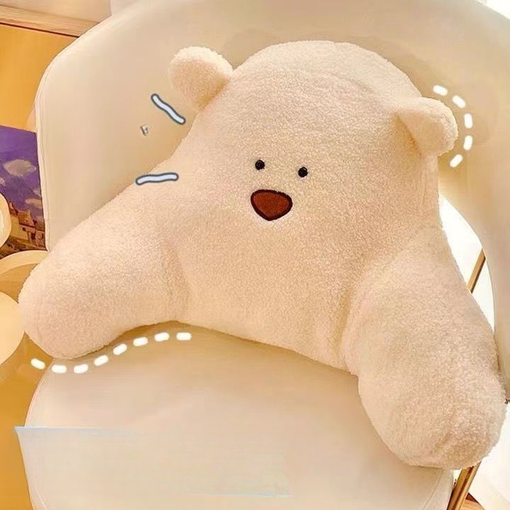 Support Chair Office Lumbar Vertebra Cushion Seat Backrest Pillow_voghion.com