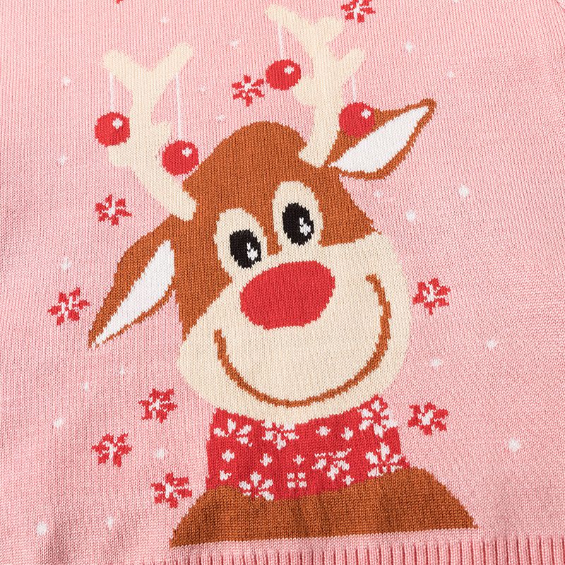 Weihnachtskleidung für Kinder Jungen-Cartoon-Pullover-Pullover für Mädchen Weihnachts-Elch-Pullover für Mädchen Neujahr Herbst/Winter-Pullover_voghion.com