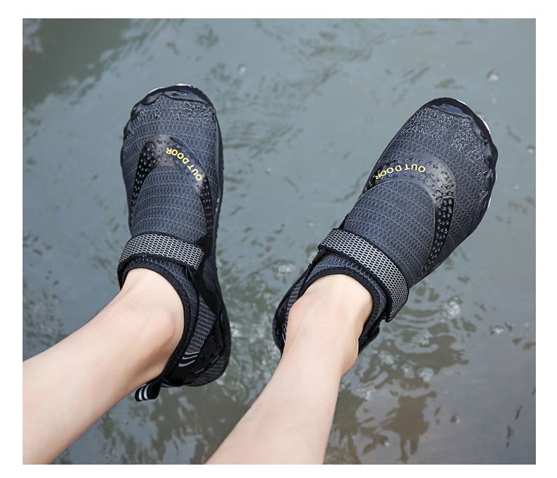Outdoor Water Trekking Shoes For Men Women, Beach Snorkeling Swimming Non-Slip Wading Hiking And Climbing Shoes,_voghion.com