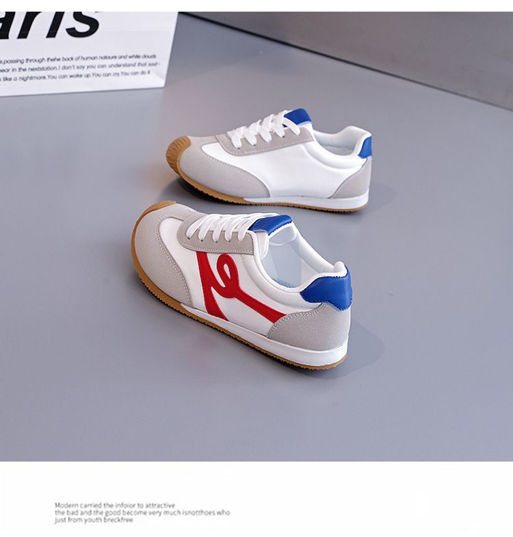 Korean Girl's Training Da Mi Same Style Forrest Gump Shoes 2025 Spring New Flat Sneakers GT2001_voghion.com