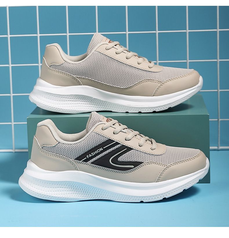 Sports shoes running shoes new women's shoes mesh surface breathable casual white soft sole light student single net shoes_voghion.com