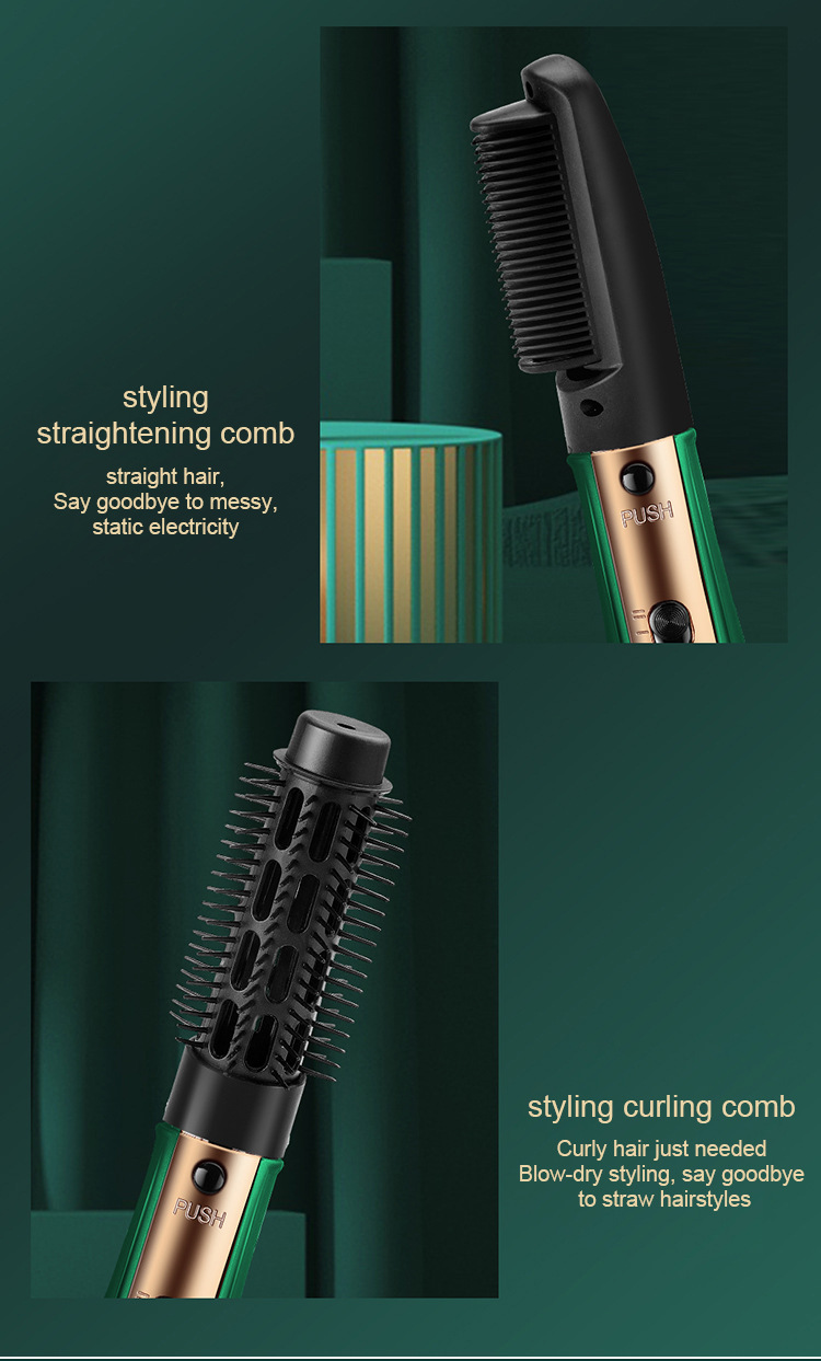 Pigro pettine automatico ad aria calda tre in uno pettine per capelli lisci capelli ricci multifunzionali capelli lisci asciugacapelli artefatto a doppio scopo_voghion.com