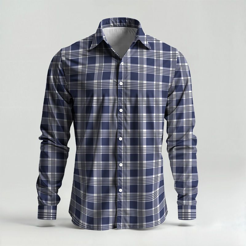 2025 Springsummer Herren Zweiteiliges Hemdset, Luxuriöser und leichter Party-Langarmanzug für Herren, Modischer Anzug_voghion.com