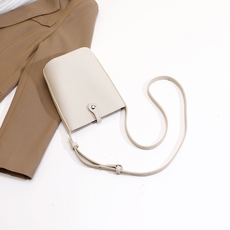 Borsa a tracolla reversibile in vera pelle morbida, stile coreano, piccola, 2024, nuova e versatile borsa a secchiello per telefono da donna_voghion.com