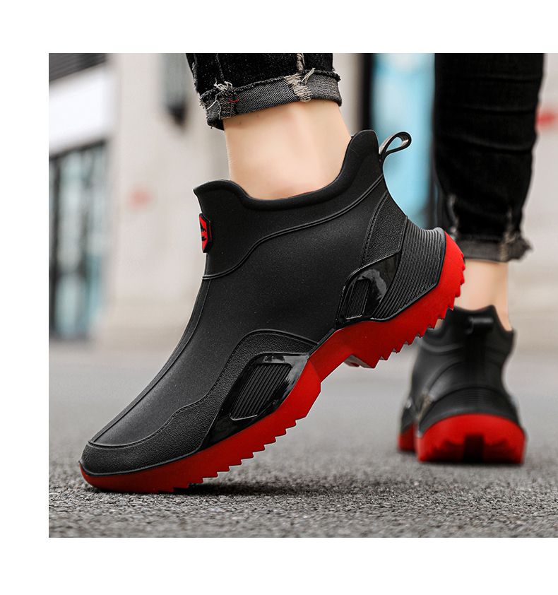 Sapatos de chuva casuais da moda estilo casal tamanhos 36-44_voghion.com