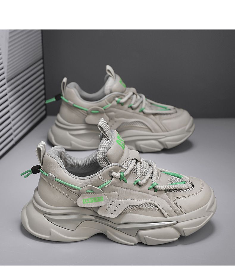 Scarpe da ginnastica casual da uomo, traspiranti, antiscivolo, con suola spessa, per lavoro e tempo libero, leggere e comode, per camminare_voghion.com