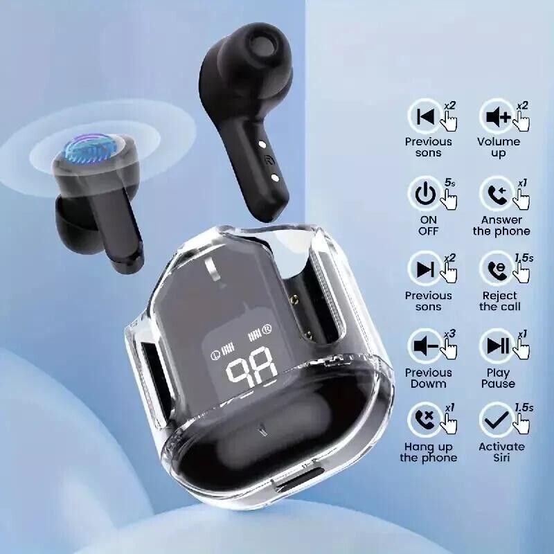 Stylish TWS Wireless Bluetooth Earbuds For Samsung IPhone All Bluetooth Devices_voghion.com