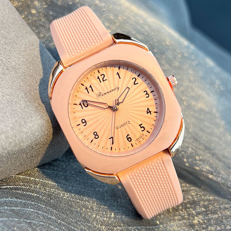 Orologio digitale con cassa rettangolare, bordo in metallo color caramella, orologio da scuola in silicone, regalo per lavoro, tutti i giorni, compleanno, anniversario, San Valentino_voghion.com