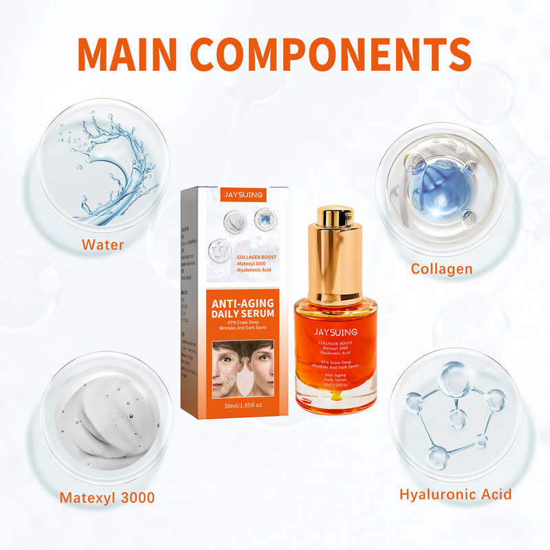 Hislaves 30ml Face Serum Moisturizing Whitening Fade Fine Lines Nourish Skin Care Anti-aging Face Lifting Firming Wrinkle Remover Essence_voghion.com