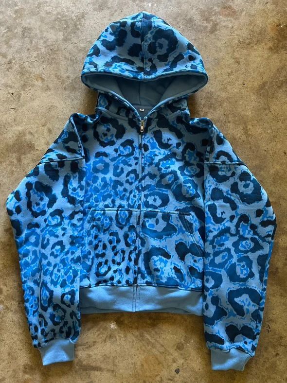 Nuova felpa con cappuccio stampata, manica lunga, giacca e pantaloni unisex_voghion.com