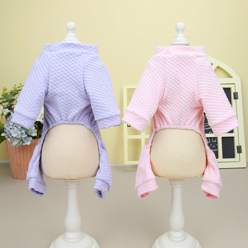 Pet clothing, autumn and four legged teddy dog pet clothes, winter 22 bubble bear home clothes_voghion.com