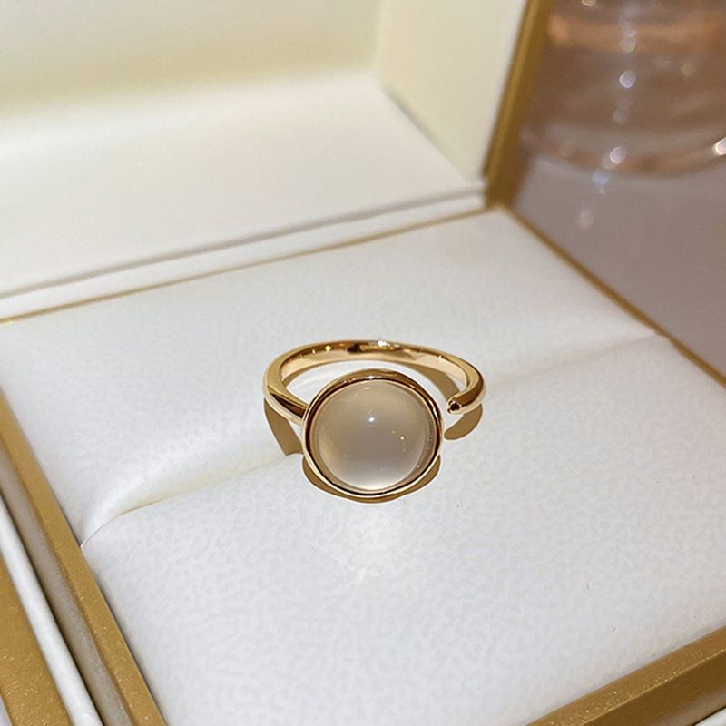 Anello versatile per dito indice, elegante, di alta qualità, con lettera a forma di cuore, in zircone, con luce, di lusso e di alta qualità._voghion.com