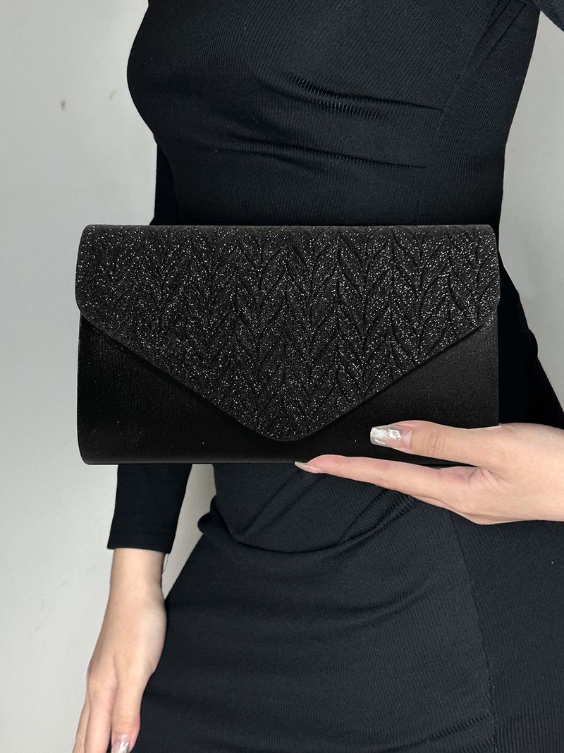 Nuova borsa da banchetto semplice e alla moda, borsa da sposa rossa plissettata_voghion.com
