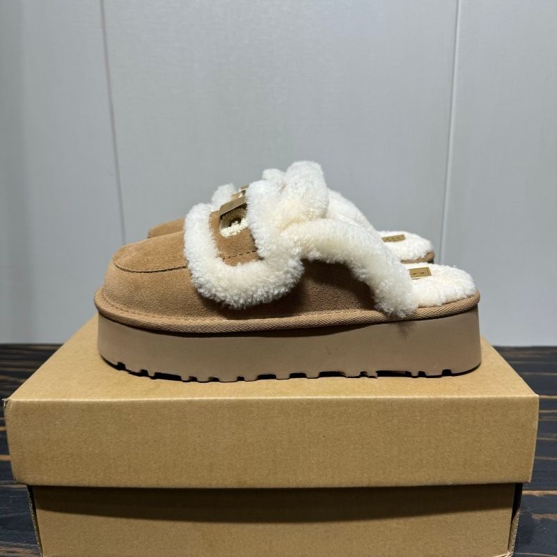 SF Express versandkostenfrei Dicke Sohle, Frottee-bestickte Schuhe, Winter 2025, Neuer Stil, Sangpo-Schafsfell, integriert, verdickt_voghion.com