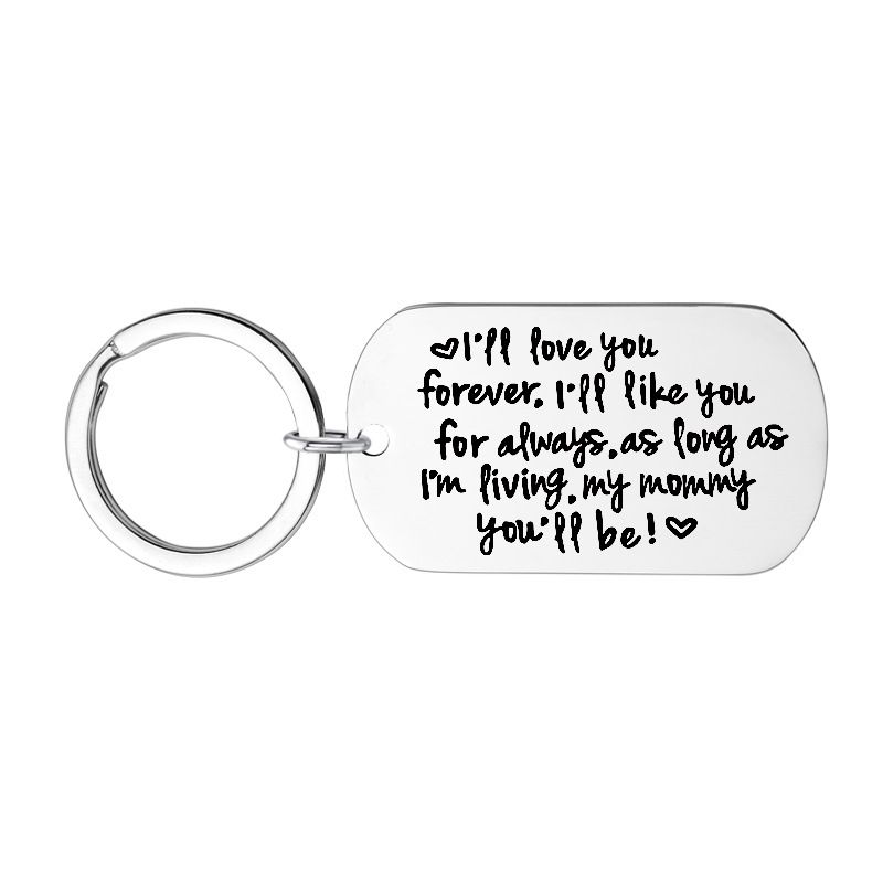 Collana da uomo con piccolo distintivo militare in acciaio inossidabile e ciondolo con targhetta identificativa in titanio e acciaio_voghion.com