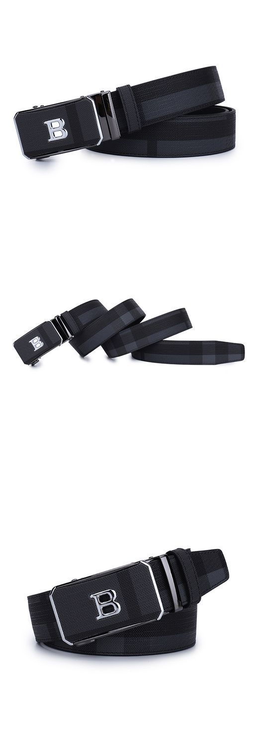 2024 Neuer Herrengürtel für Business und Freizeit, trendiger explosiver Oberschichtgürtel aus hochwertigem Leder, automatische Schnalle_voghion.com