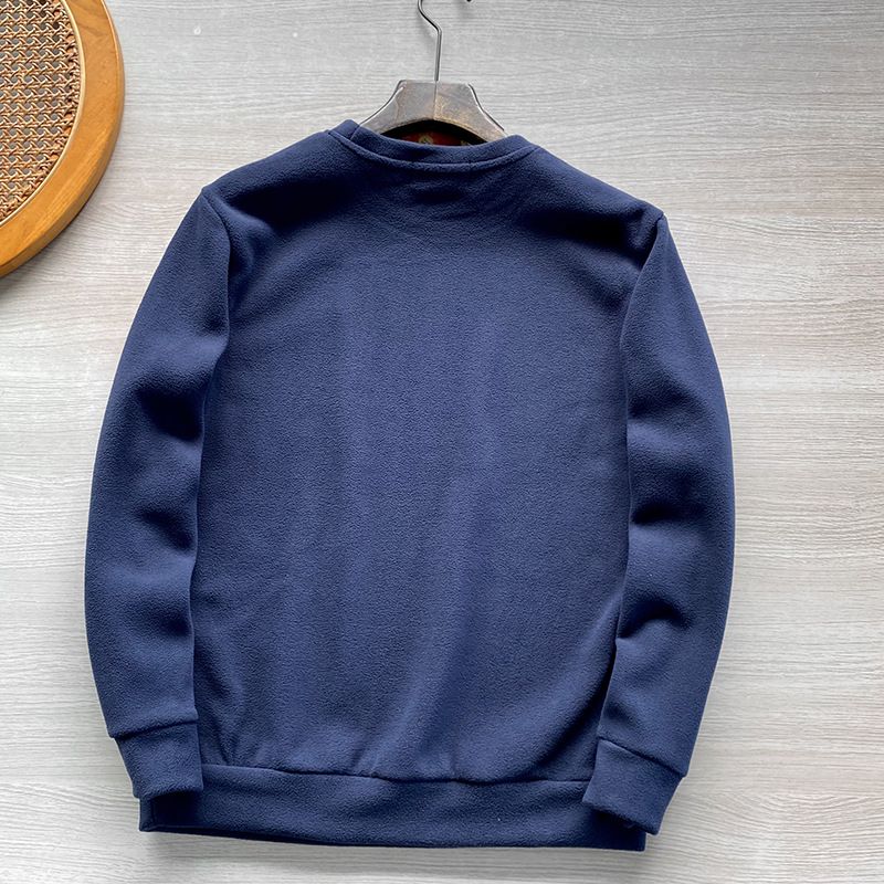 Herrenbekleidung Neuer, dicker, warmer Pullover mit Rundhalsausschnitt für Herbst und Winter_voghion.com