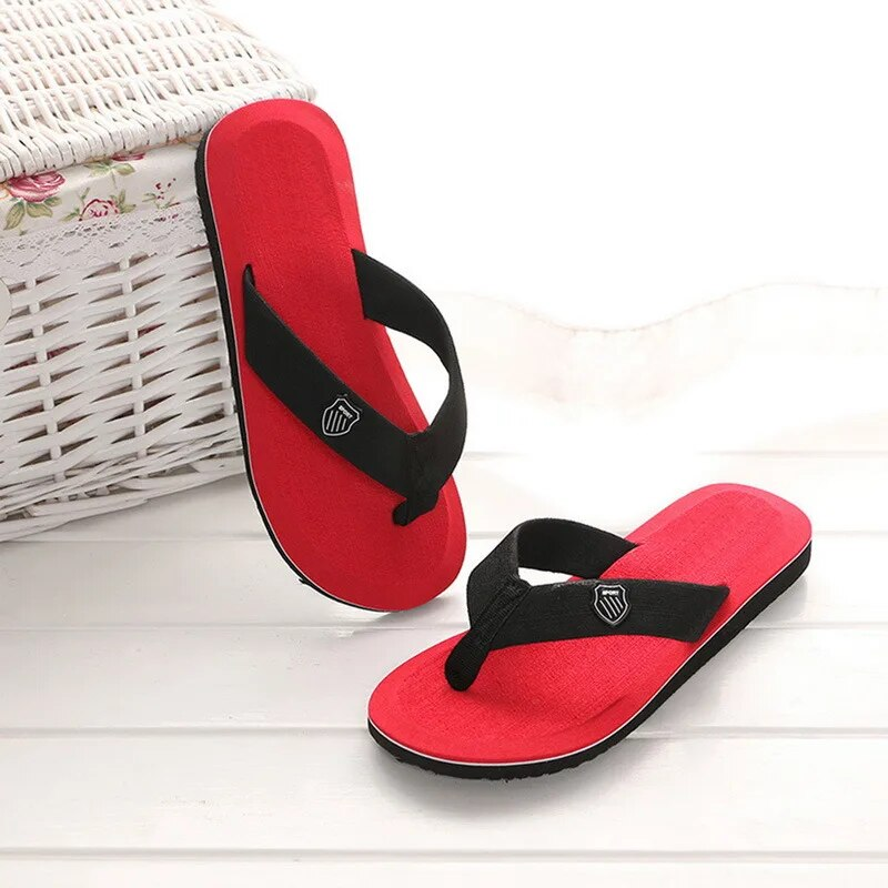 Infradito estivi Sandali da spiaggia Pantofole piatte casual antiscivolo 2023 Scarpe da casa per interni da uomo Scivoli da esterno_voghion.com