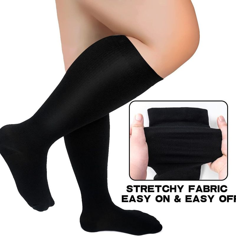 Calcetines de presión para engordar y aumentar la presión, calcetines deportivos, calcetines de compresión de gran venta transfronteriza, calcetines elásticos secundarios para el pulso_voghion.com